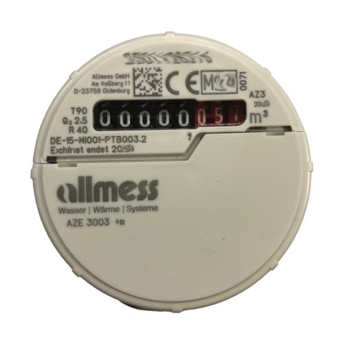 Allmess AZE UP 3003-W +m / AZE UP 3003-K +m Q3 = 2,5 (Qn 1,5) R40 Eichung 2024