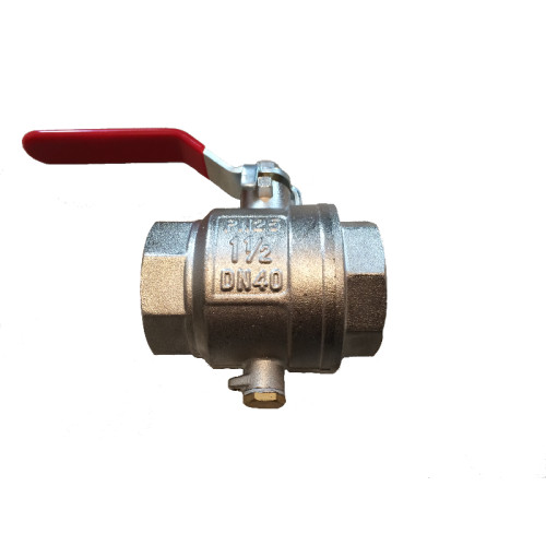 Ball valve according MID 5/4" + direct-measuring sensor-connection piece