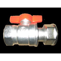 Ball valve 1" (35 mm) cap nut x 1" (35 mm)...