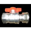 Ball valve 1" (35 mm) cap nut x 1" (35 mm) internal thread