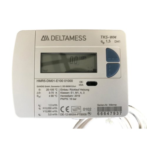 Messkapsel-Wärmezähler DELTAMESS TKS-WM Qn 1,5 5,2 mm