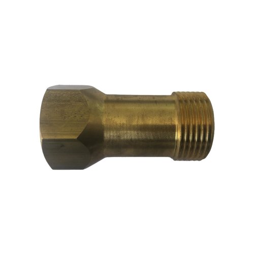 1" Messing Verlängerung auf 190 mm (von 130 mm) Länge 70 mm