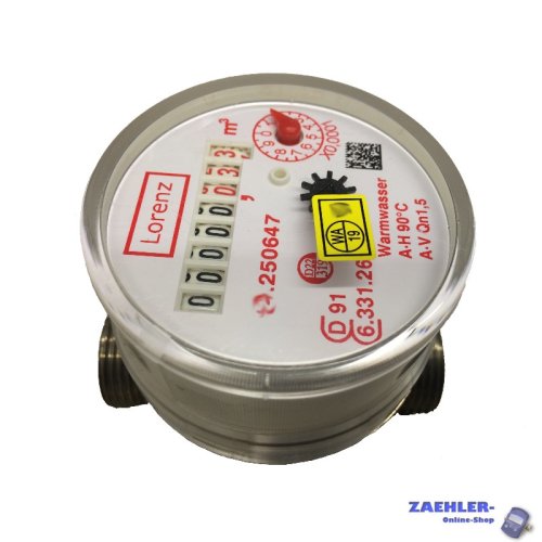 Water meter Lorenz hot surface-mounted Qn 1,5 ; 80 mm